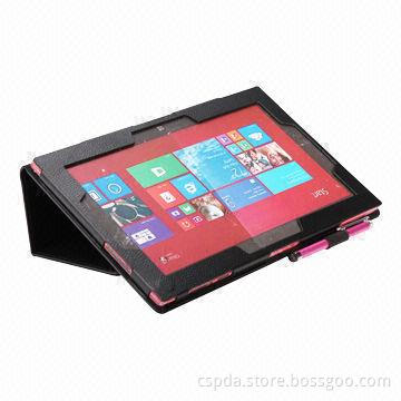 Latest Book PU Leather Case for Nokia Lumia 2520 with Pen Slot, Various Colors Available